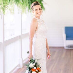 Casablanca Josephine Wedding Dress, Bridal size 12 (altered)